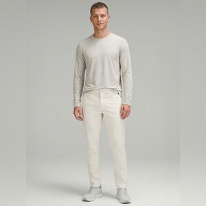 Lululemon ABC Classic Fit Pant 32 White Warpstreme 5 Pocket Chino Trousers Mens